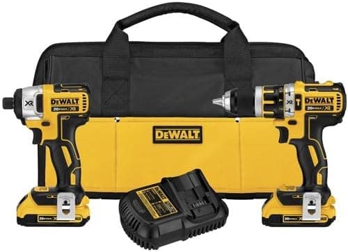DEWALT 20V MAX XR Cordless Hammer Drill Combo Kit, Compact, 2-Tool (DCK286D2)