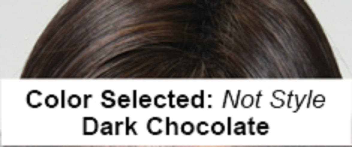 BRANDI Monofilament Wig #2503 Amore Collection by Rene of Paris, Bundle - 2 items: Wig and Wig Lift Comb (Color Selected: Dark Chocolate)