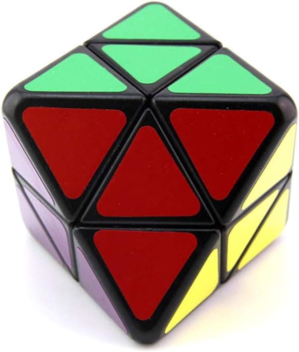 SUN-WAY 4-Axis Octahedron Speed Cube Puzzle Four-Axis Octahedron Diamond Shape Magic Puzzle Cube
