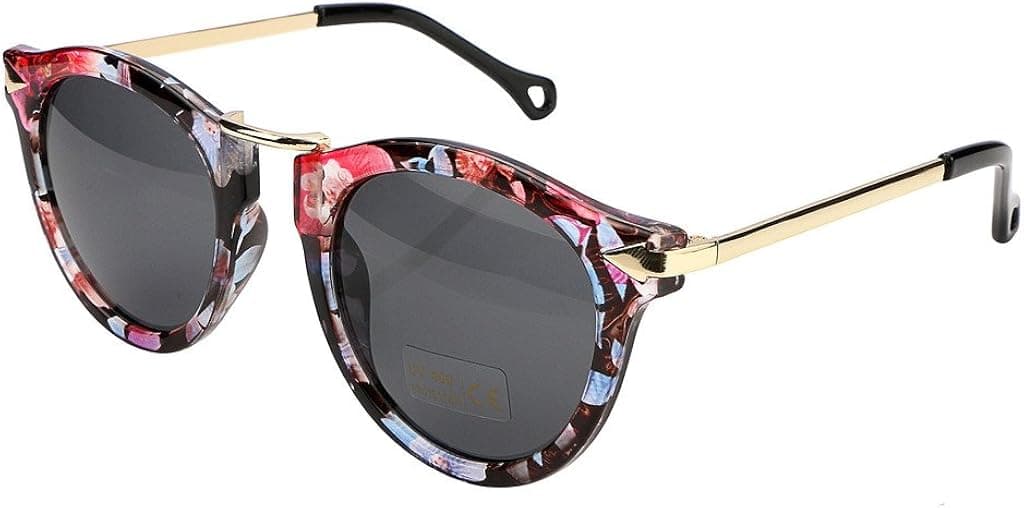 FEISEDY Vintage Arrow Women Sunglasses Round Design Candy Color B2427