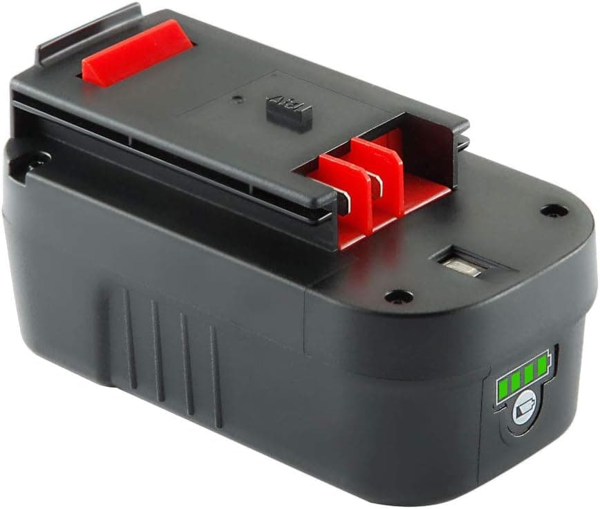 HPB18 3.0Ah Li-ion Replacement Battery for Black and Decker 18 Volt Battery HPB18-OPE 244760-00 A1718 A18 A18E Firestorm FS180BX FS18BX FS18FL FSB18 NST2118 Cordless Power Tools Battery