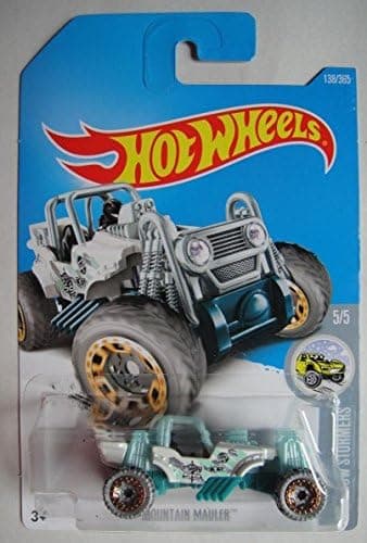 HOT WHEELS HW SNOW STORMERS 5/5, WHITE/LT BLUE MOUNTAIN MAULER 138/365