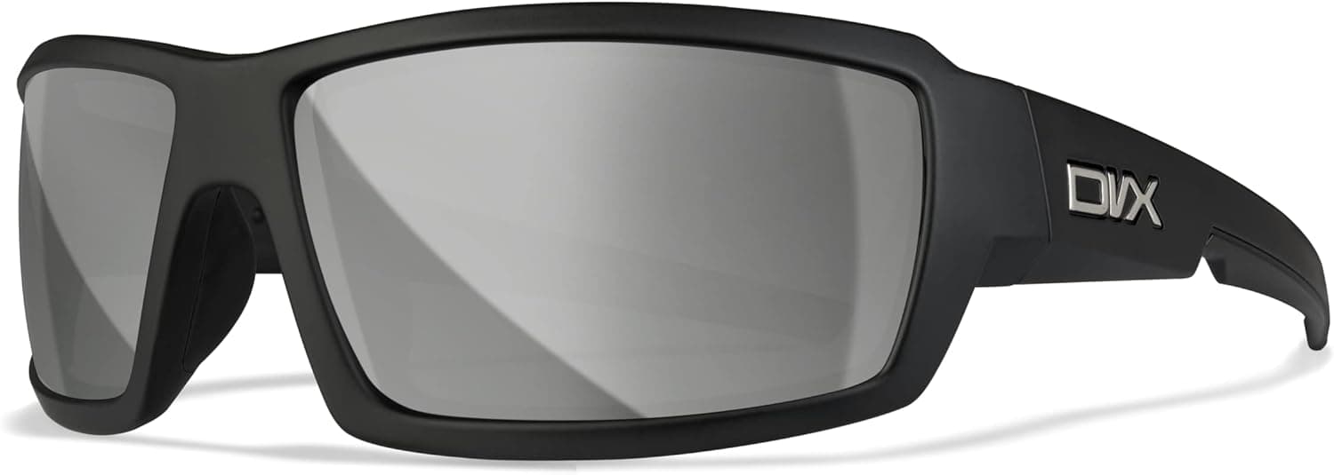 DVX DETOUR Polarized Silver Flash Lenses with Matte Black Frame
