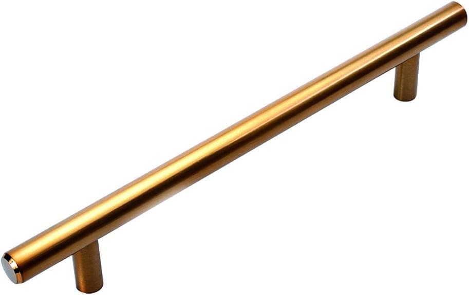 Metropolis Cabinet Pull Handle Size: 6.23", Finish: Satin Rose Gold