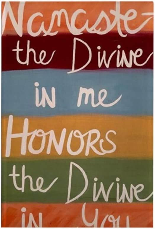 CafePress Namaste Rectangle Magnet, 3"x2" Refrigerator Magnet