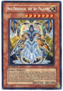 Yu-Gi-Oh! - Neo-Parshath, The Sky Paladin (STON-EN061) - Strike of Neos - 1st Edition - Secret Rare