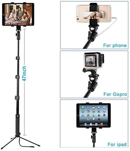 ohCome [Battery Free] 16.5-57" Wired Handheld Aluminium Monopod Selfie Stick - ONLY Support iOS System as iPhone, iPad Air/Mini, NOT Support Android, Microsoft or Other System