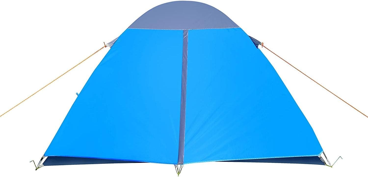 E EVERKING 2 Person Double Layer Camping Tent, Double Person 4 Seasons Waterproof Backpacking Tent, Lightweight Tents for Camping Hiking with Carrying Bag