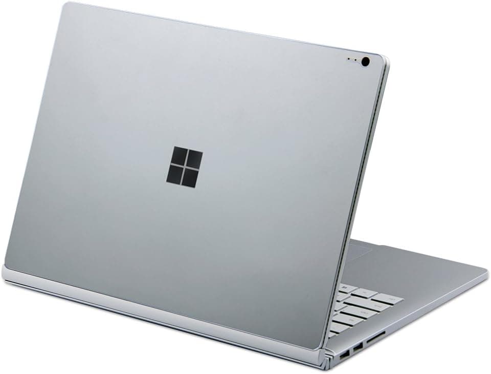 VFENG Premium 4-in-1 3M Full Body Skin Sticker Decals, Decorative Protective Skin for Microsoft Surface Book 3 13.5 Inch 13'' 2020+ (Core i5 Version) - Gray