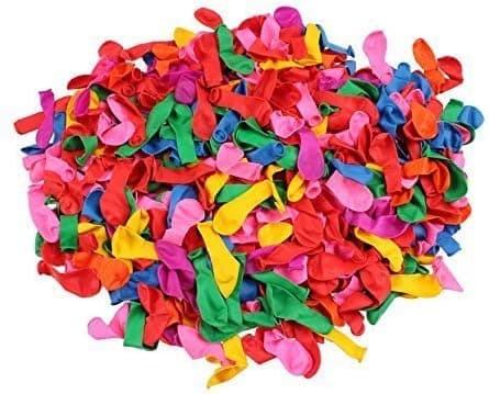 water balloons - water balloon filler - 500 Pack [7] Vibrant Colors - water balloons bulk - Party Supplies