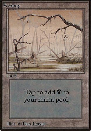 Magic: the Gathering - Swamp - Beta