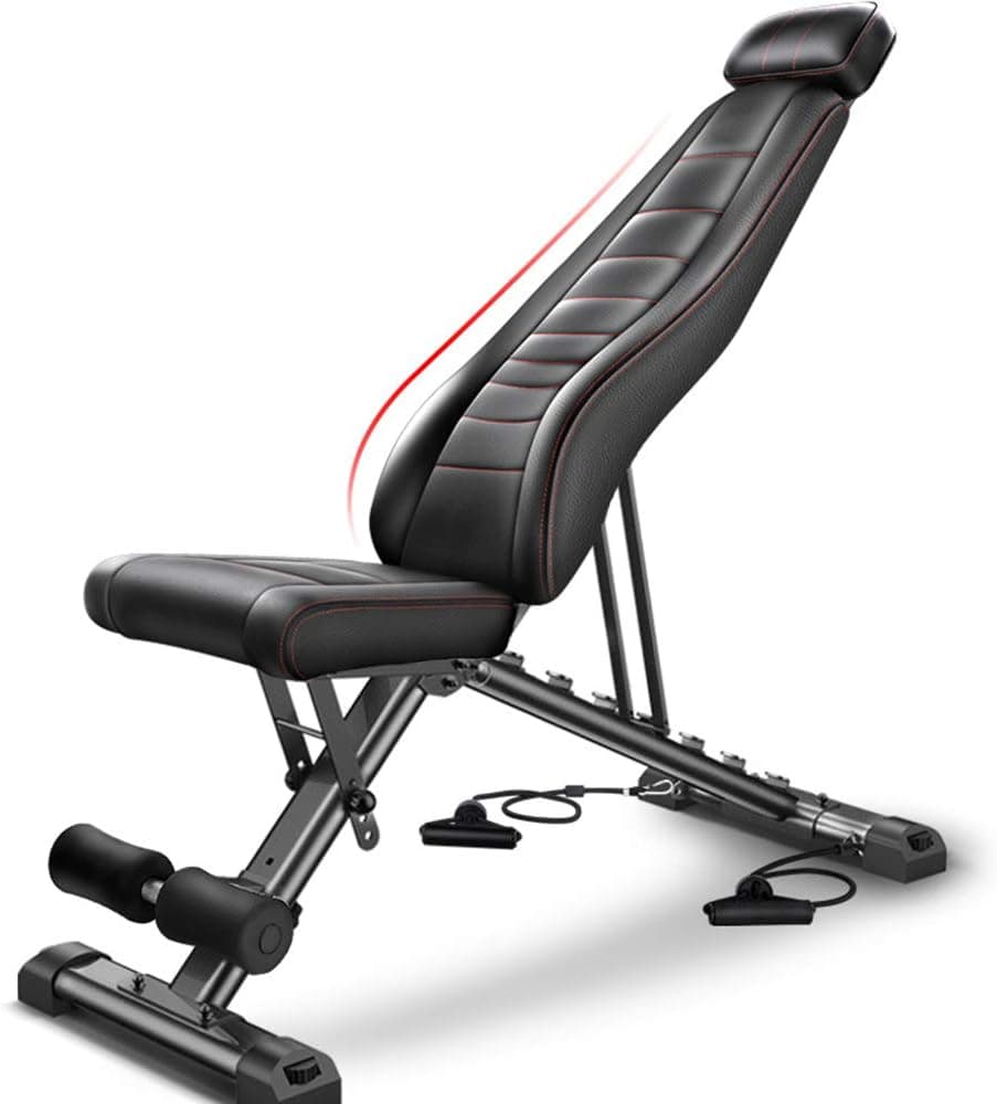 Adjustable Weight Bench Full Body Workout Foldable Incline Decline Exercise Workout Bench for Home Gym