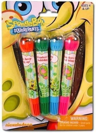 SpongeBob Squarepants 4pk Roller Stamp & Marker on Blister Card