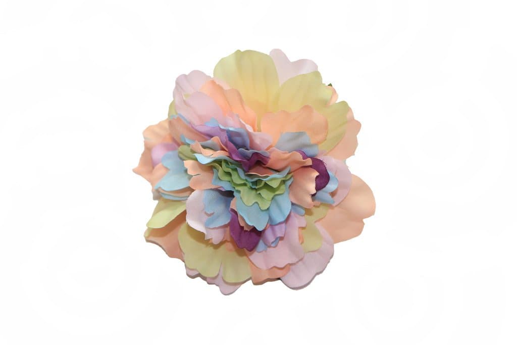 HH Building Flower Hair Clip Girls Womens Summer Love Wedding Fashion Accessory Prom Party Brooch Pin (Mixed color)
