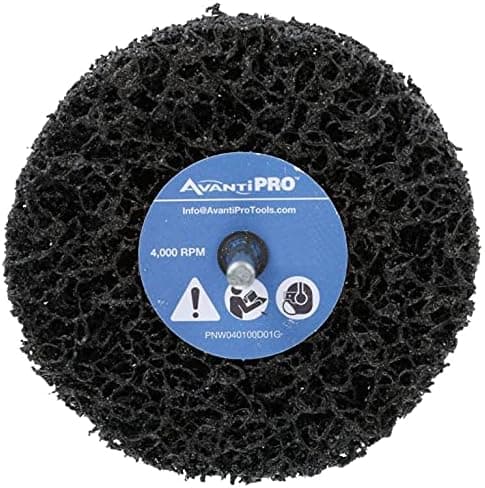 Avanti Pro PNW040100D01G 4 in. x 1 in. Non-Woven Drill Mount Quick-Strip Disc