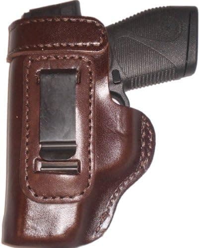 Walther PK380 Heavy Duty Brown Left Hand Inside The Waistband Concealed Carry Gun Holster