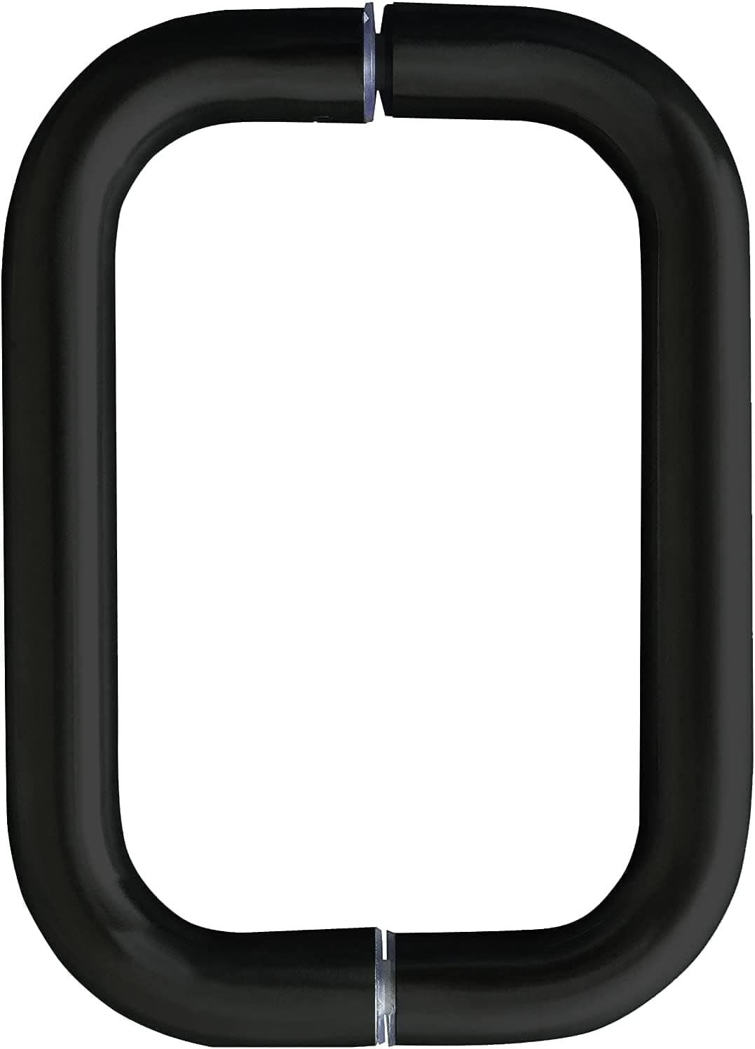LAB AUTOMATION - Shower Door Pull Handle – Premium Shower Glass Doors – Stainless Steel Handle – Modern and Durable Design (Matte Black, 6")