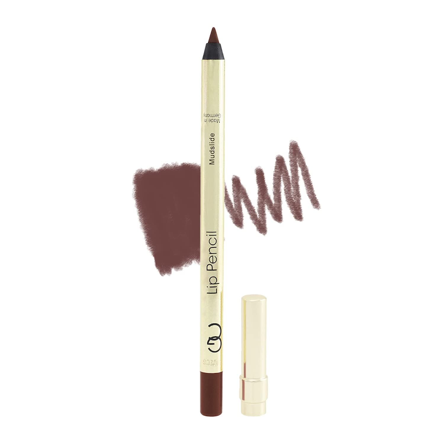 Gerard Cosmetics Lip Pencil - Adds Depth to Neutral Colors - Enhances Lip Shape and Prevents Lipstick Feathering and Smudging - Applies Smooth and Stays Put All Day - Mudslide - 0.04 oz