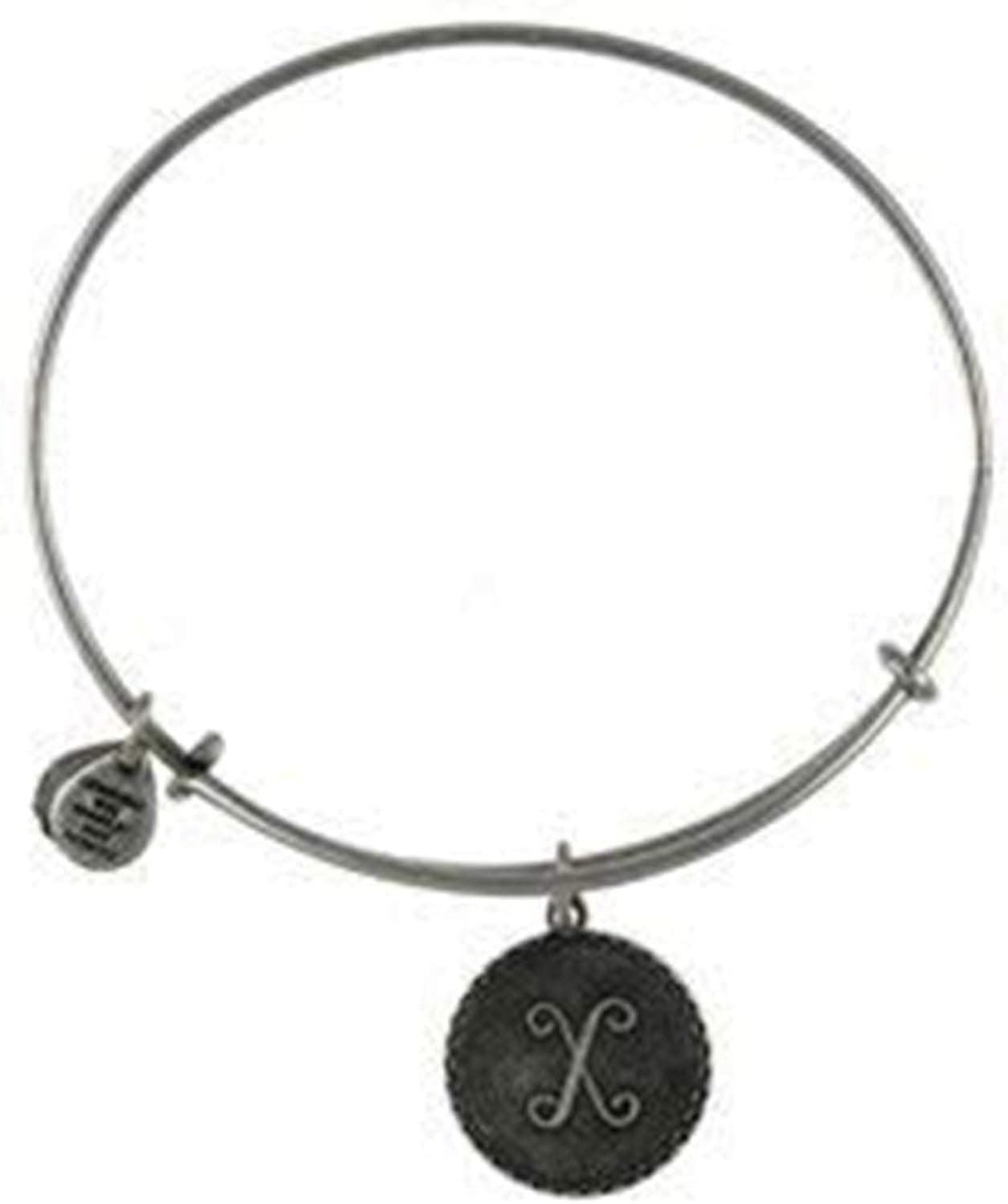 Alex and Ani "Bangle Bar" Initials Bangle Bracelet