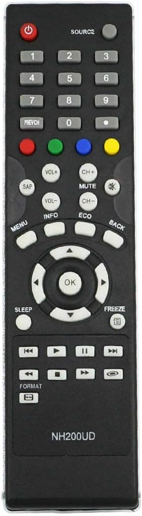NH200UD Replace Remote for Emerson Sylvania TV LC407EM1 LC320SS1 LC407SS1 LED