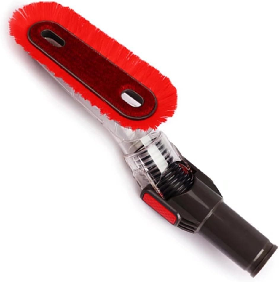 ECOMAID 32mm(1-1/4inch) Flexible Soft Vacuum Dusting Brush Perfect for Cleaning Furniture, High Space, Ceiling Vacuum Cleaner Attachment for Rainbow,Tri Star, Shop Vac,
