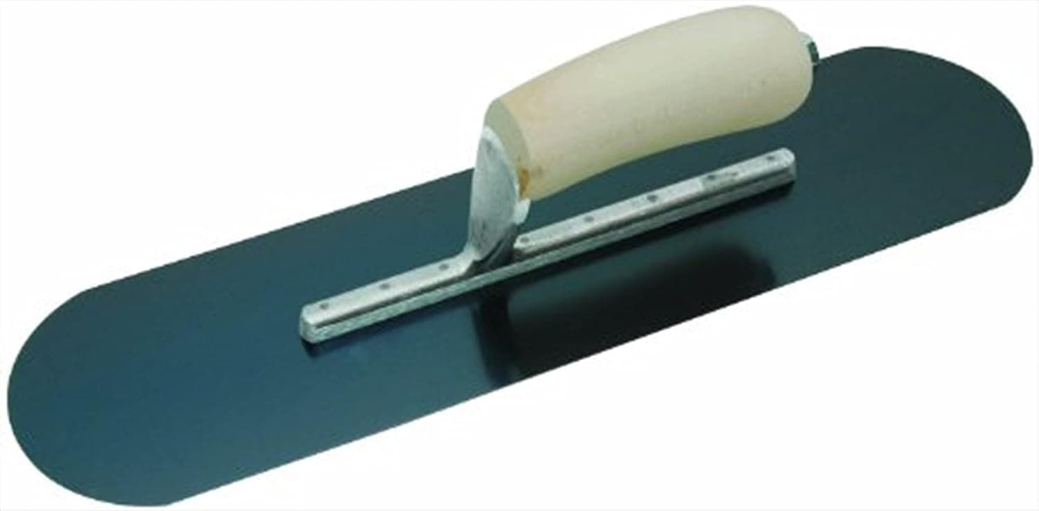 MARSHALLTOWN The Premier Line SP83BR3 8-Inch by 3-Inch Exposed Rivet Blue Steel Pool Trowel