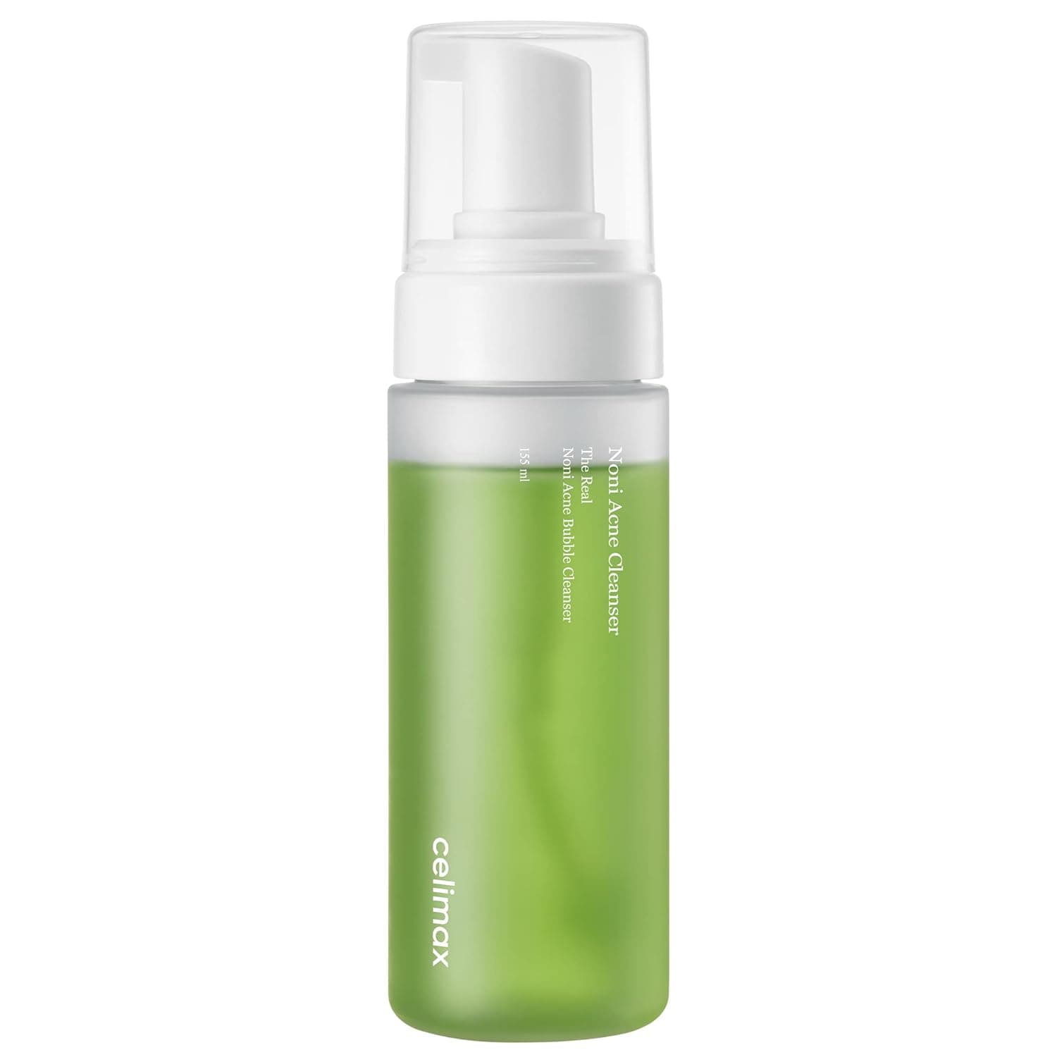 CELIMAX Noni Acne Bubble Cleanser 155ml - Sub-acidic Microbubble foam Cleanser, BHA, ACZERO, Calming, Soothing