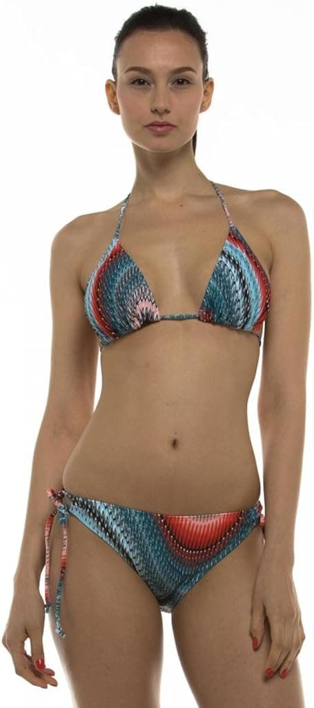 Private Island UPF50+ Women Rash Guard Triangle Stringer Swim Suit Bikini Top Workout (SBT)