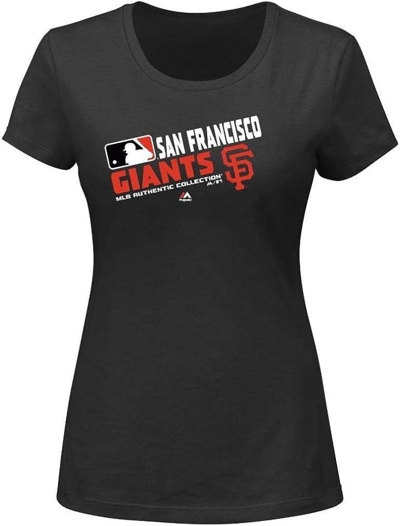 MLB Women's Authentic Collection Team Choice T-Shirt (Xlarge, San Francisco Giants)