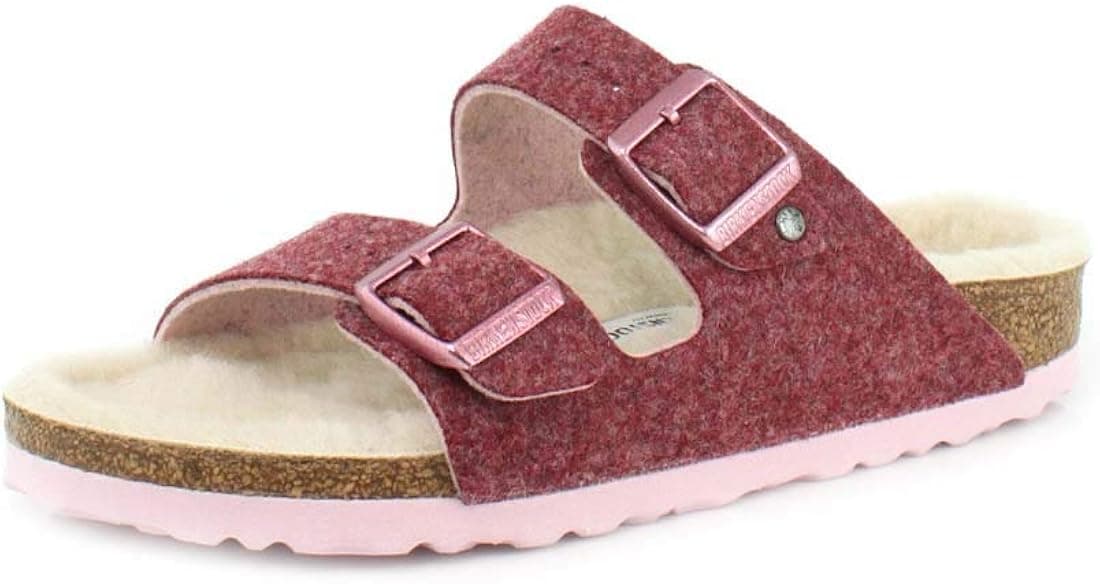 Birkenstock New Women's Arizona Slide Sandal Port Wool 41 N