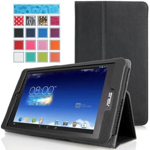 MoKo ASUS MeMO Pad HD 7 ME173X Case - Slim Folding Cover Case for ASUS MeMO Pad HD 7-Inch ME173 ME173X Tablet, BLACK