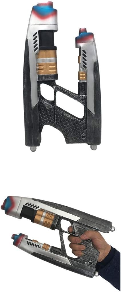 Cafele Star Lord Gun Blaster Resin 1:1 Replica Cosplay for Guardians of The Galaxy Peter Quill Gun Weapon (1 Pair)