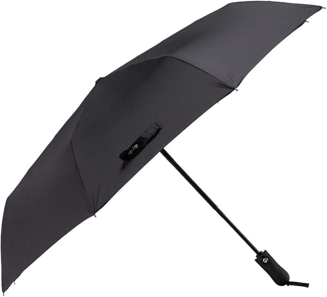 skyvlv Compact Umbrella Lightweight Durable Auto Open and Close Easy Touch Travel Umbrella 210T Canopy Portable for Man and Woman Folding Umbrella