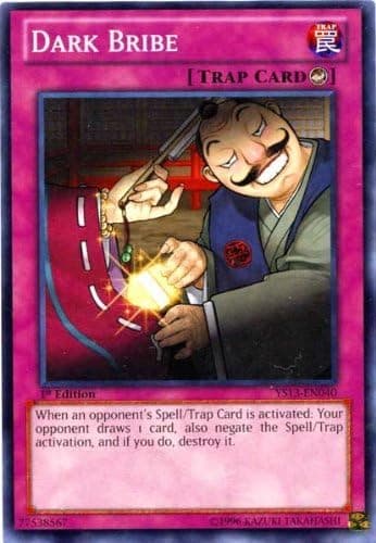 YU-GI-OH! - Dark Bribe (YS13-EN040) - Super Starter: V for Victory - 1st Edition - Common