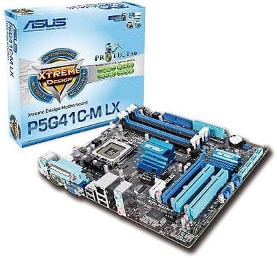 ASUS LGA775,Intel G41+ICH7,2DDR2 Or 2DDR3