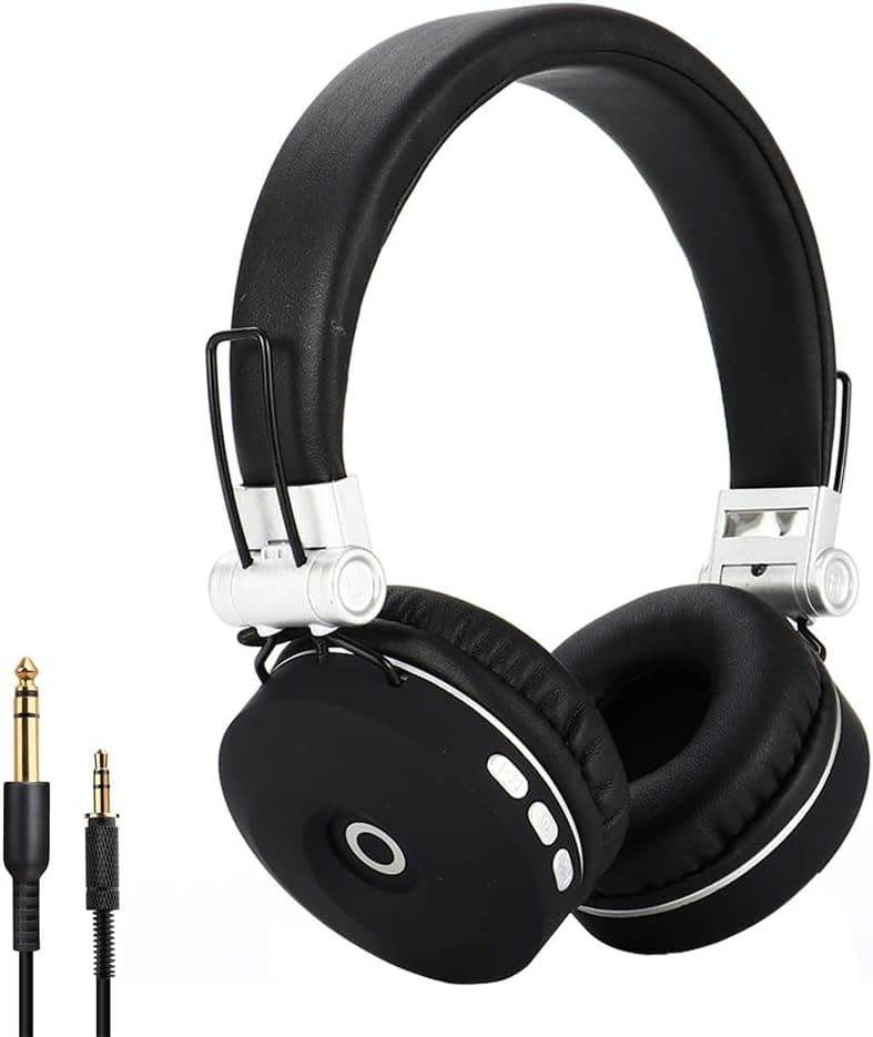 EK-MH9 Bluetooth Headset Extra Long Standby [Wireless Headset] for Outdoor/Sports/Game/Music High Fidelity, Active Noise Cancelling Headphones (Silver)