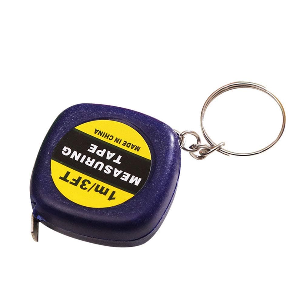 U-M PULABODurableSquare Key Holder Retractable Steel Mini Measuring Tape 1 m 3 ft. Comfortable & Environmentally