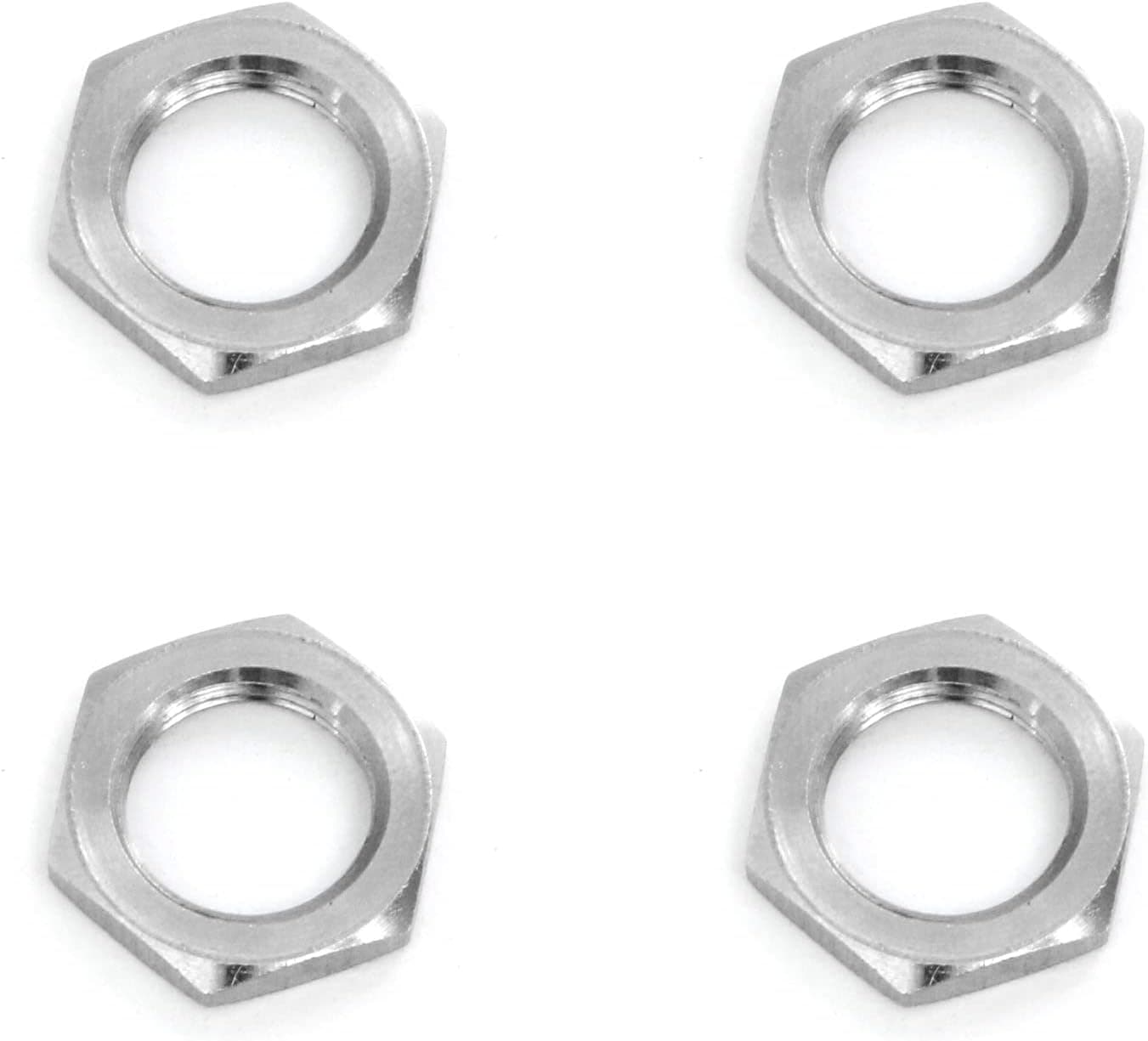 Hex Lock Nut heyous 4pcs Cast Pipe Fitting Stainless Steel Hex Locknut 1/2 Inch NPT Female Home Brew Fittings Hex Locking Nut