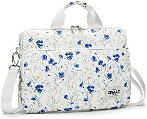 WORTINT Laptop Bags for Women with Luggage Strap, Professional Work Bag, Computer Briefcase, Office Handbags, Protective Carrying Case for All 13-15.6 Inch Laptops, Notebooks.