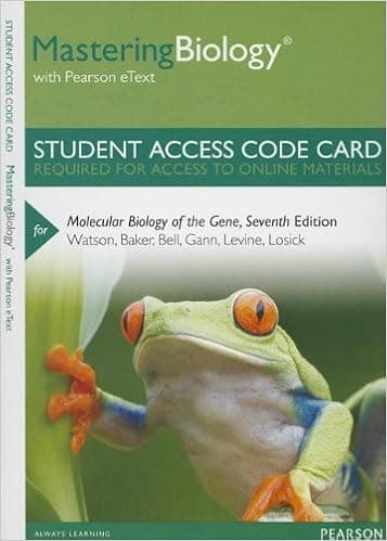 Mastering Biology with Pearson eText -- Standalone Access Card -- for Molecular Biology of the Gene (7th Edition) (Mastering Biology (Access Codes))