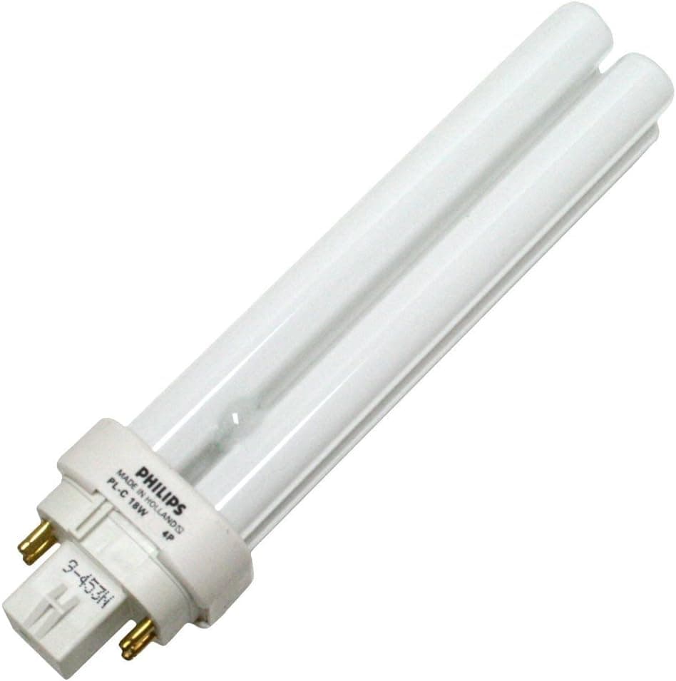 (10 Pack) 38329-9 - PL-C 18W/827/4P/ALTO - 18 Watt CFL Light Bulb - Compact Fluorescent - 4 Pin G24q-2 Base - 2700K -