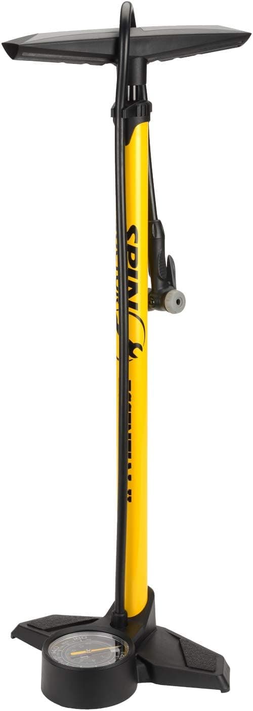 Spin Doctor Essential II Floor Pump, Yellow, Universal ( 40-5517)
