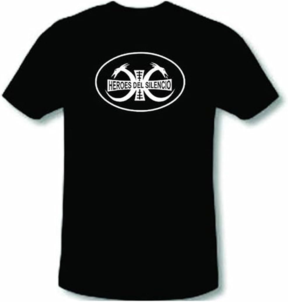 Heroes DEL Silencio - Logo - Rock En Español Men's T Shirt Black
