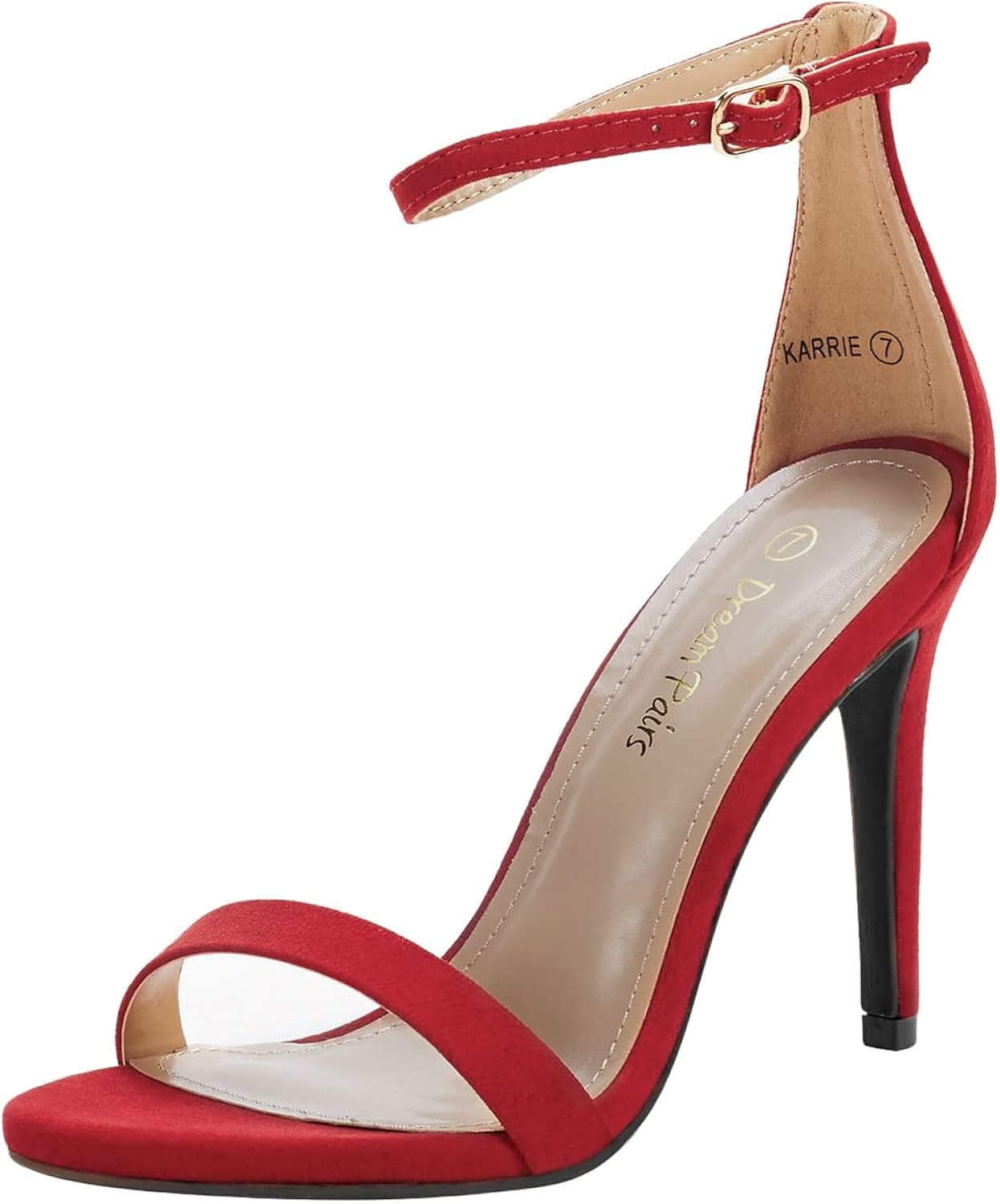 DREAM PAIRS Women's Karrie High Stiletto Pump Heeled Sandals