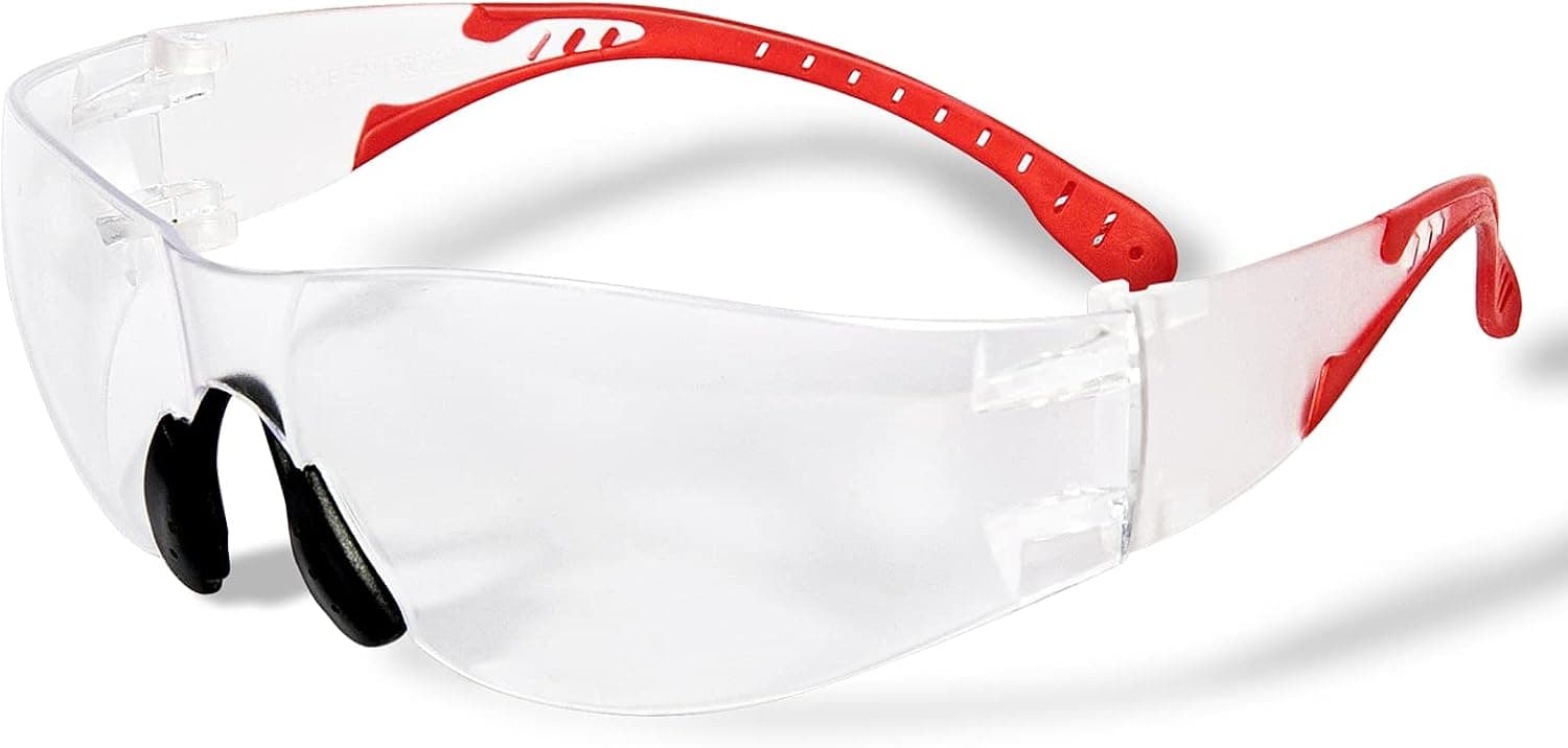 Dison Anti Fog Clean Safety Glasses Eye Protection,CE/ANSI Scratch Resistant Safety Glasses for Women Men in Industry…