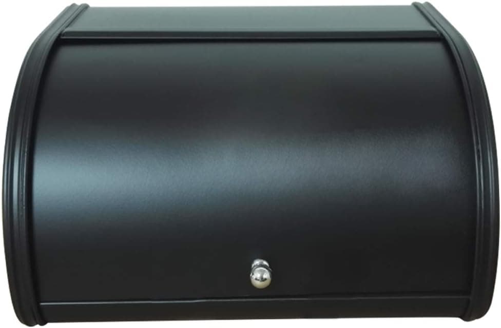 Hapshop Metal Bread Box Bin Kitchen Storage Containers with Roll Top Lid Kitchenware Storage Box