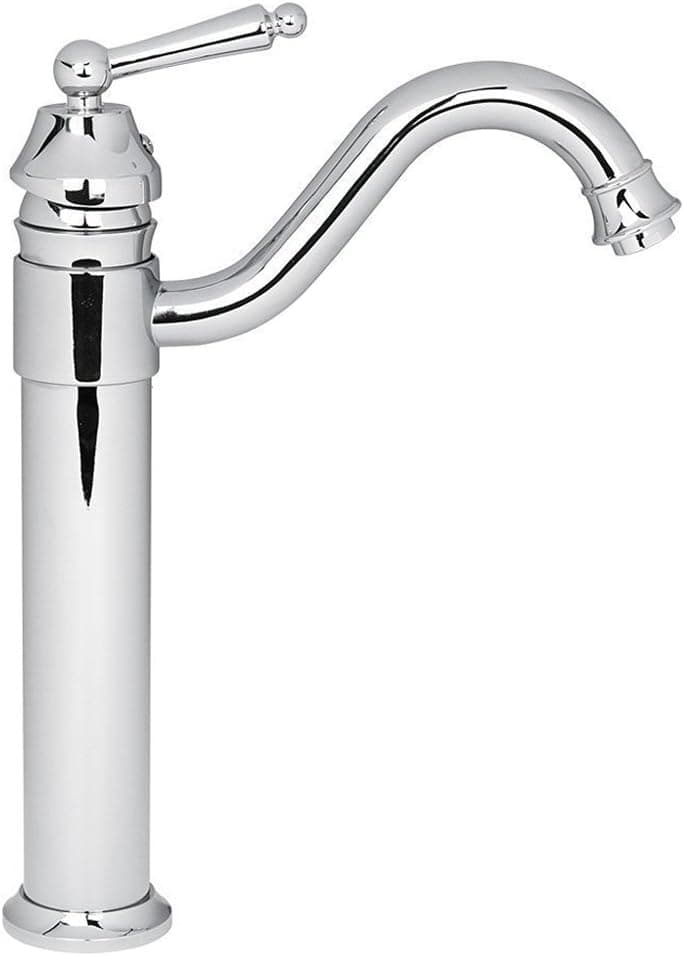 Hiendure Contemporary Bathroom Lavatory Vanity Vessel Sink Faucet, Chrome, Swivel Spout