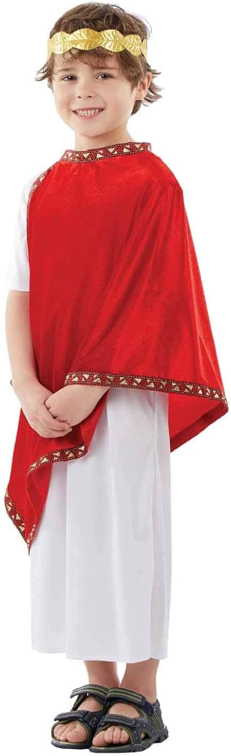 fun shack Roman Costume Boys, Roman Emperor Costume Boys, Roman Costume Kids, Toga Costume Kids