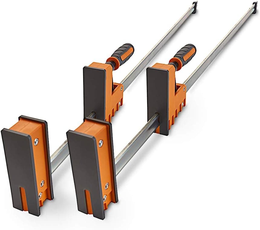 Bora 31" Parallel Clamp, 2-Pack 571131T,Black Orange