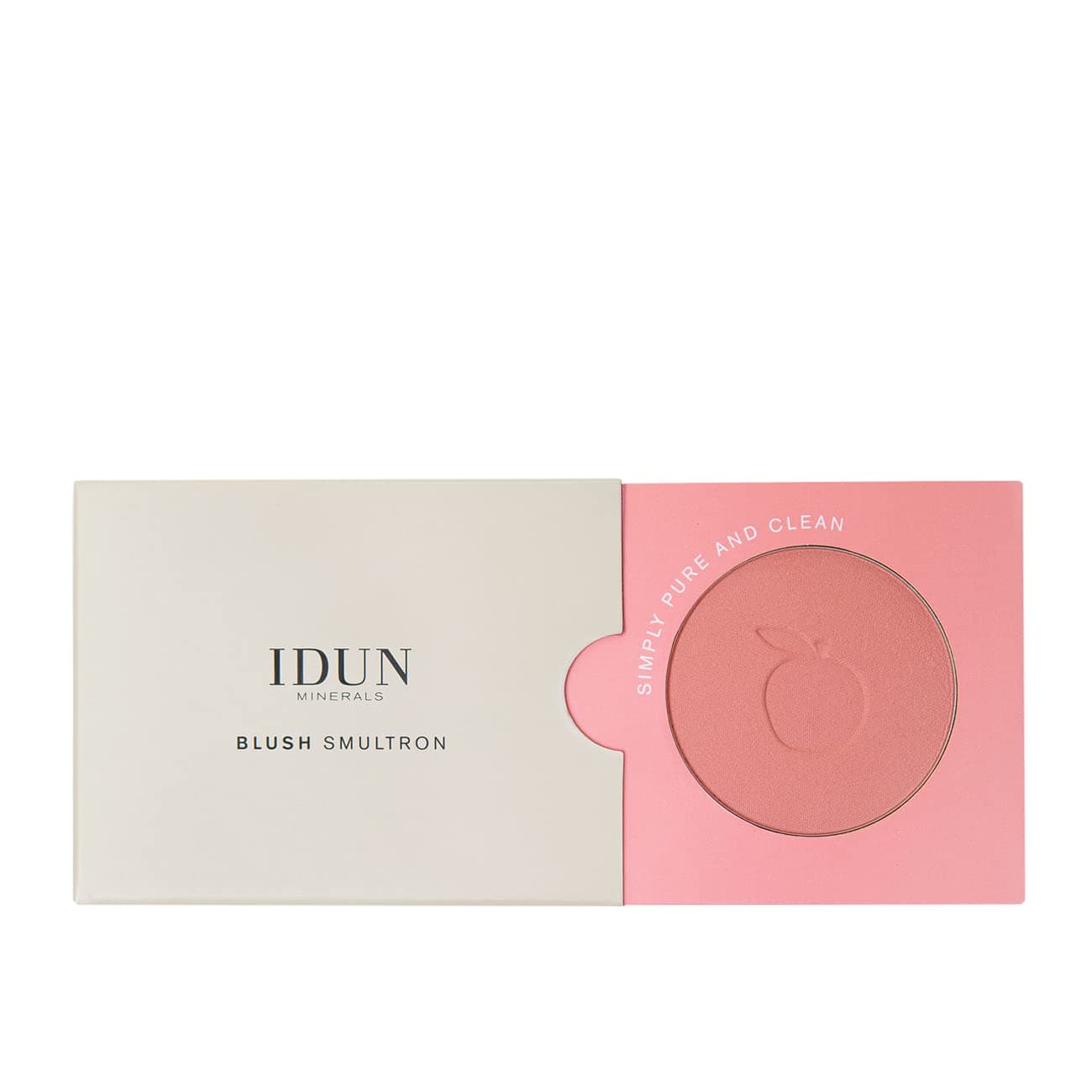 IDUN Minerals Mineral Blush - Pressed Powder - Glides On Smoothly - Offering Intense Color Payoff And Naturally Healthy Skin - Smultron - 0.18 Oz, Peach Pink, (I0096081)